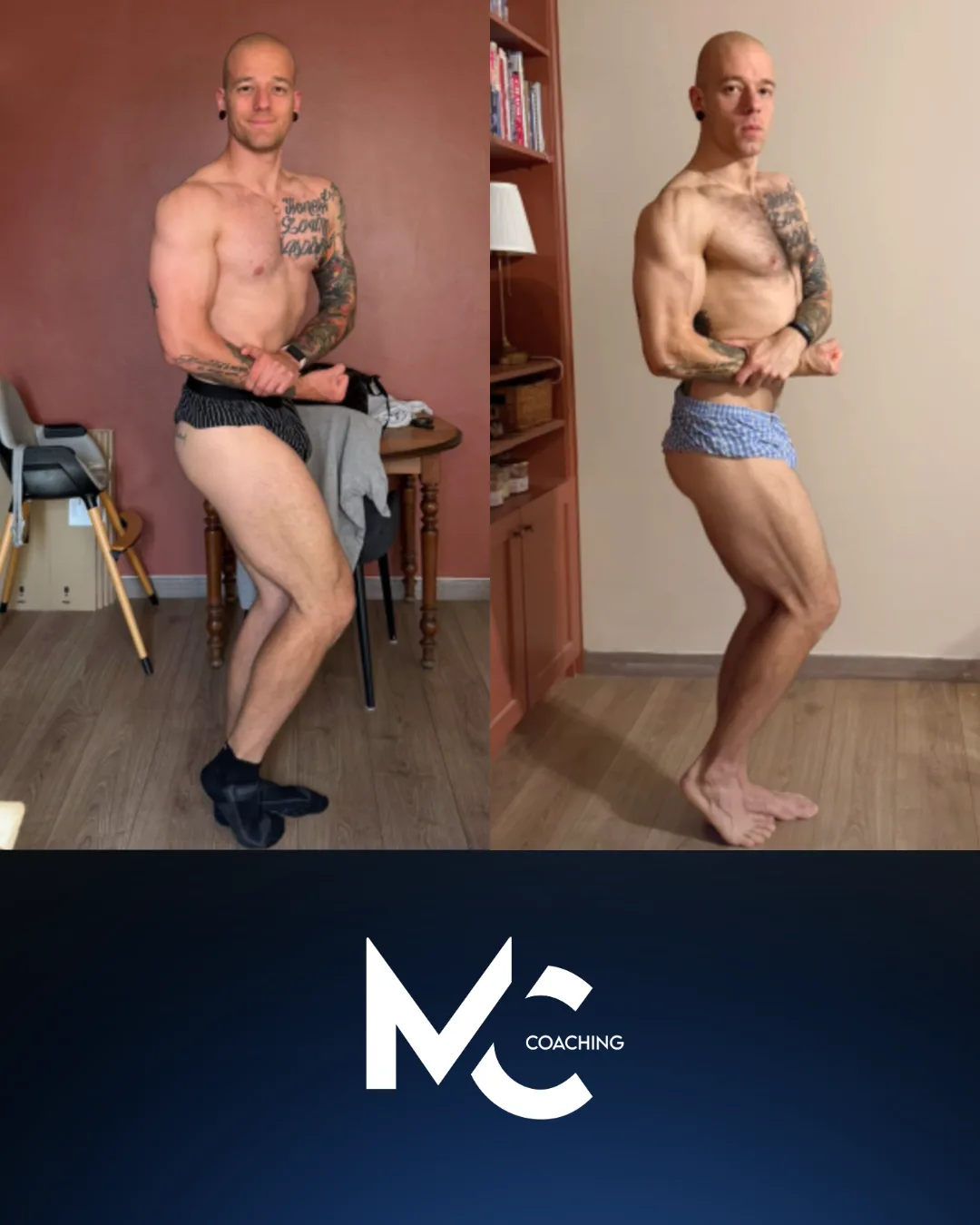 Transformation avant et après n°11 d'un élève suivi par Matthis