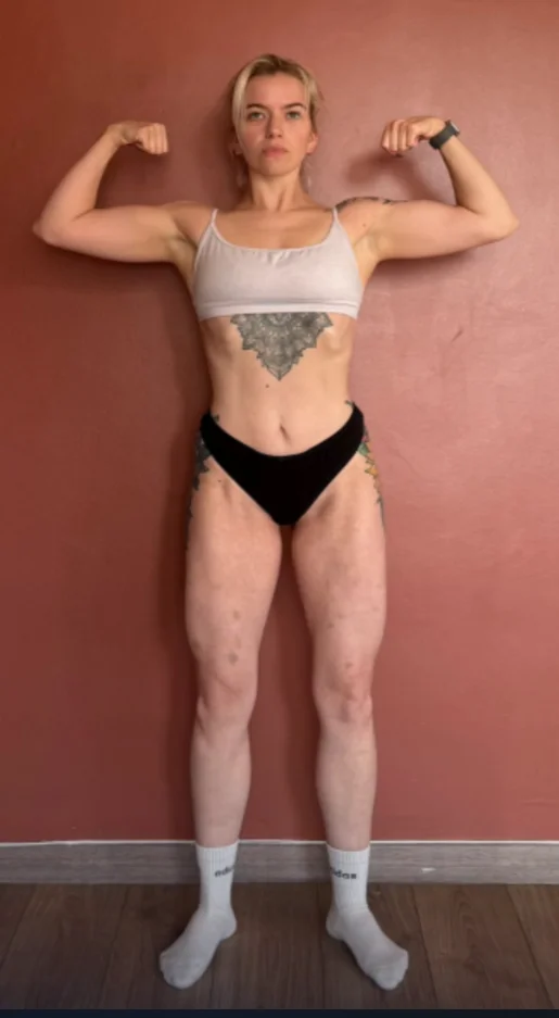 Manon après 12 semaines de suivi